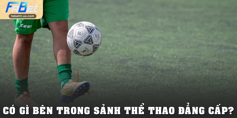 Có gì bên trong sảnh thể thao đẳng cấp?