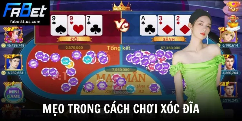 Mẹo trong cách chơi xóc đĩa